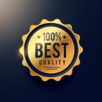realisitc best quality luxury golden label for your brand advertising